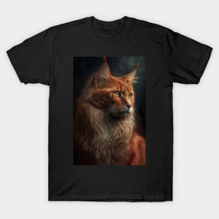 Serious Cat portrait T-Shirt